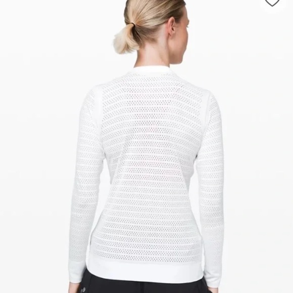 Lululemon Breeze By Long Sleeve Perforated Running Shirt - Picture 6 of 11